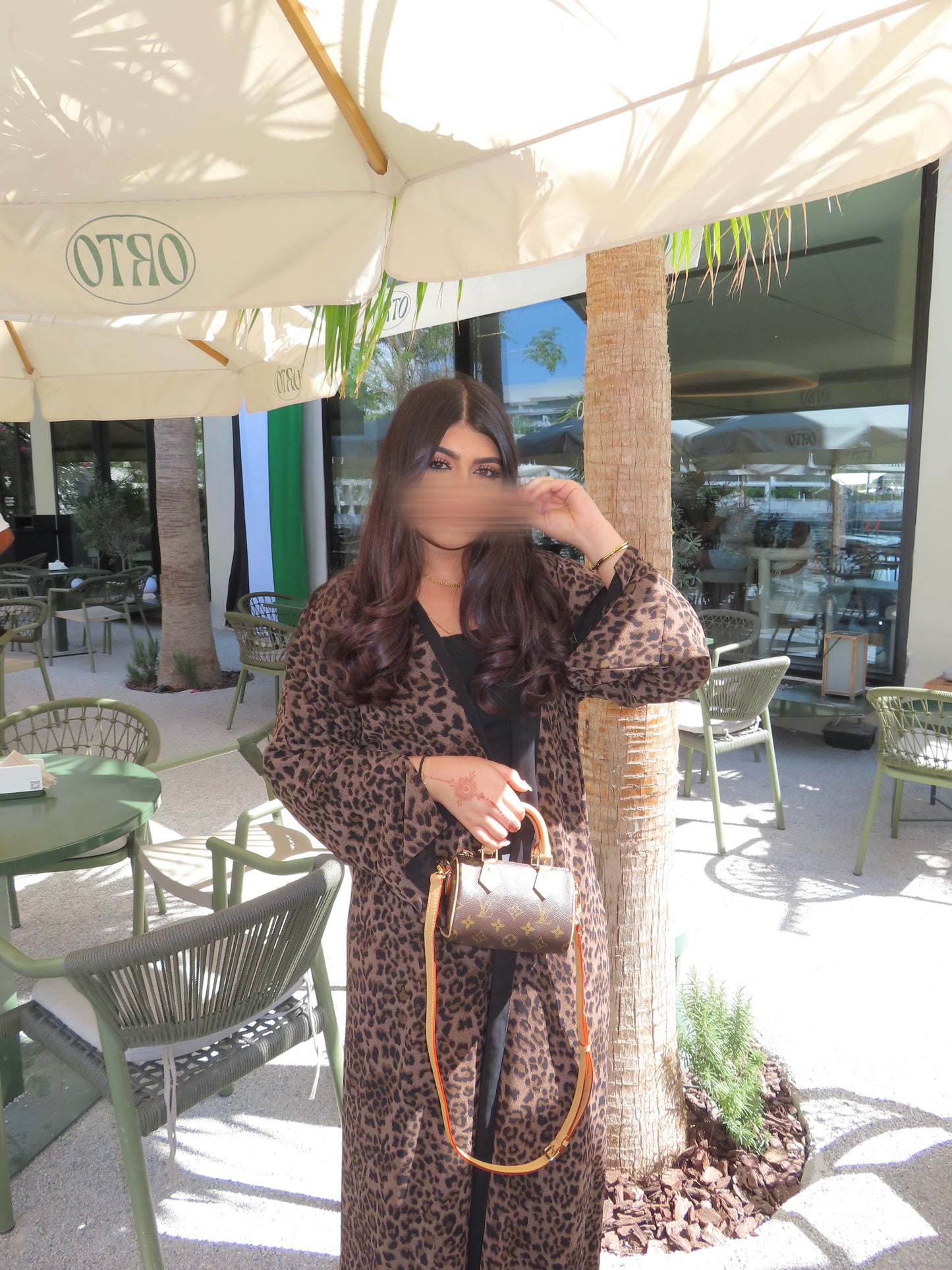 Leopard Print Abaya
