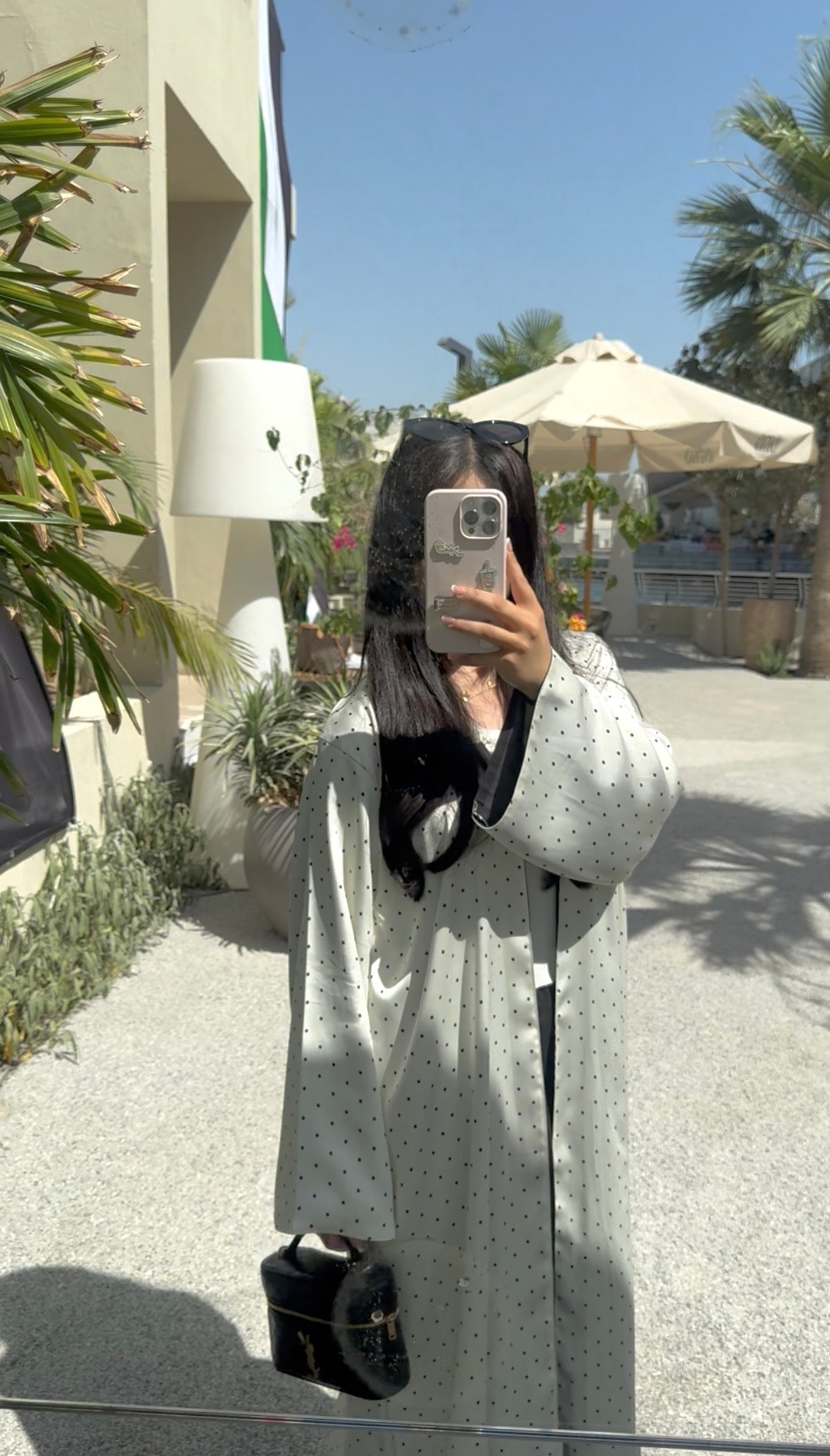 Polka Dot Abaya