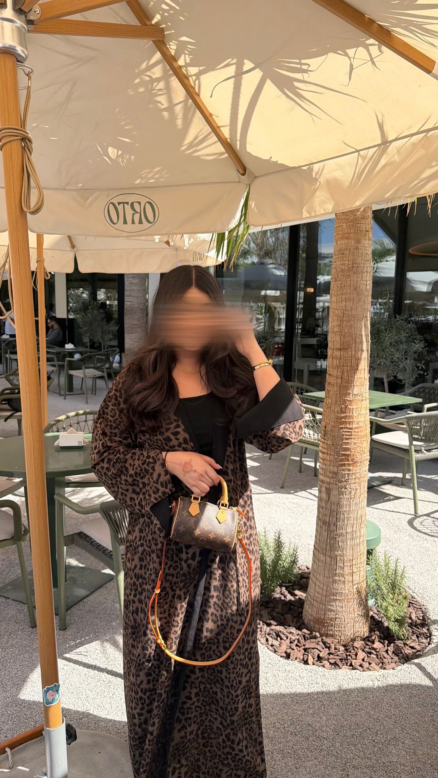 Leopard Print Abaya